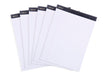 White Premium Legal Pads 6 Pack - Mintra USA premium-legal-pads-6-pack/white legal pads wide ruled/white lined paper pads