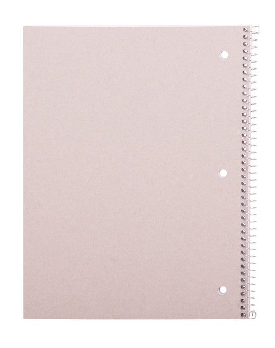 Spiral Notebook - Solid (70 count, 6 Pack) - Mintra USA spiral-notebook-solid-70-count-6-pack/College Ruled Wirebound Spiral Notebook/1 Subject Notebook/