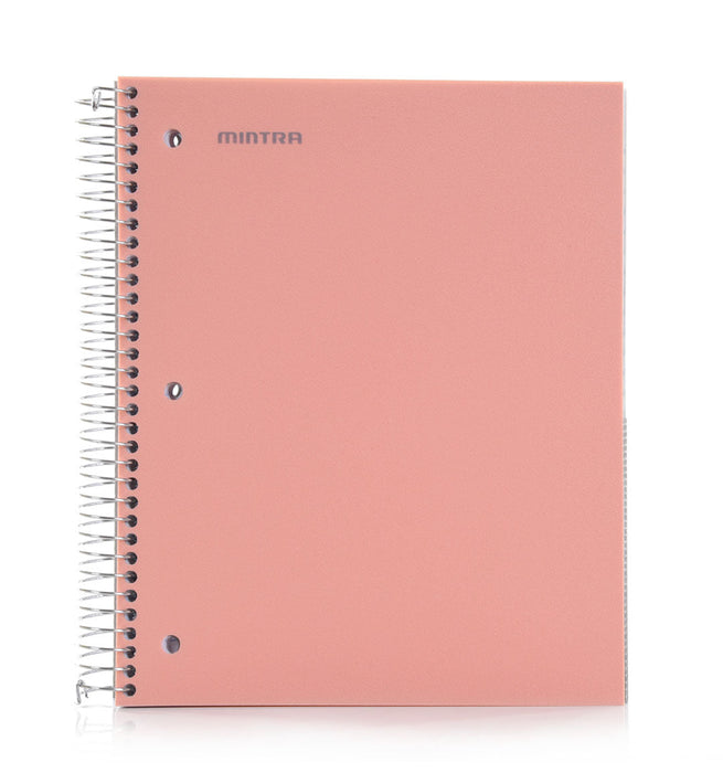 Spiral Durable Notebooks (5 Subject, College Ruled) - Mintra USA spiral-durable-notebooks-5-subject-college-ruled/best college ruled notebooks
