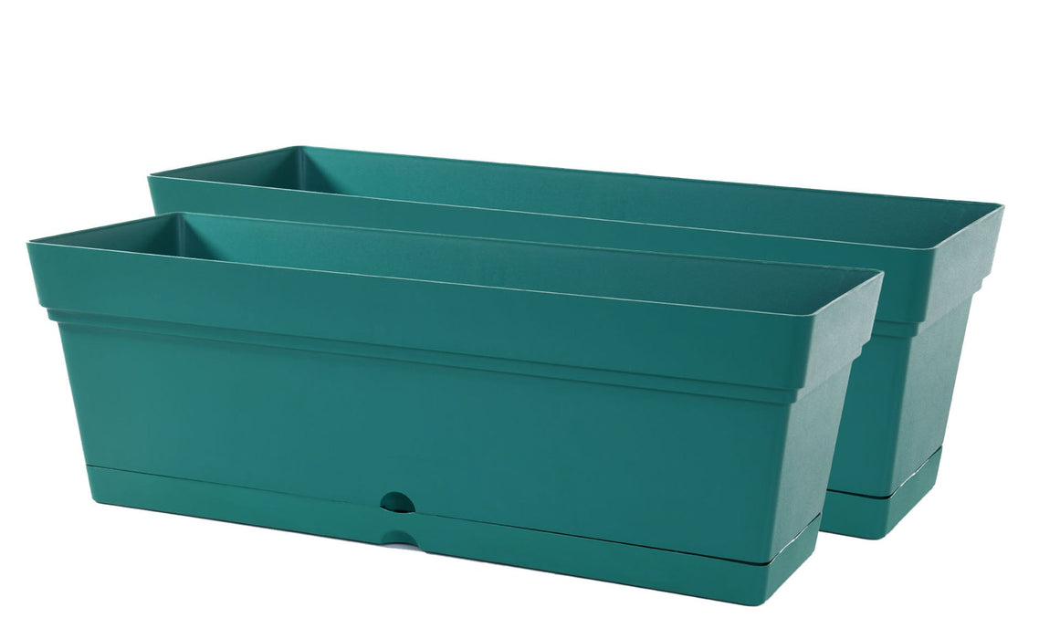 Mintra Home Garden Pot - Rectangle (19inW x 6.75H) - Mintra USA copy-of-mintra-home-garden-pot-rectangle-19inw-x-6-75h/hanging planter boxes for railing