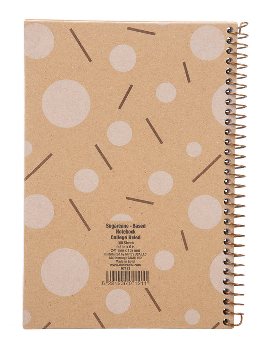 Bagasse Design Cover Junior Notebook (3 Pack) - Mintra USA bagasse-design-cover-junior-notebook-3-pack/ best eco friendly notebooks/