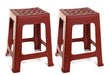 Mintra Home Light Duty Plastic Stools (18in Height, 2 Pack) - Mintra USA mintra-home-light-duty-plastic-stools-18in-height-2-pack/Plastic Classroom Furniture Stools/Multipurpose Stool Chairs/Stacking Stools