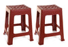 Mintra Home Light Duty Plastic Stools (18in Height, 2 Pack) - Mintra USA mintra-home-light-duty-plastic-stools-18in-height-2-pack/Plastic Classroom Furniture Stools/Multipurpose Stool Chairs/Stacking Stools