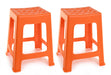 Mintra Home Light Duty Plastic Stools (18in Height, 2 Pack) - Mintra USA mintra-home-light-duty-plastic-stools-18in-height-2-pack/Plastic Classroom Furniture Stools/Multipurpose Stool Chairs/Stacking Stools