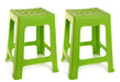 Mintra Home Light Duty Plastic Stools (18in Height, 2 Pack) - Mintra USA mintra-home-light-duty-plastic-stools-18in-height-2-pack/Plastic Classroom Furniture Stools/Multipurpose Stool Chairs/Stacking Stools