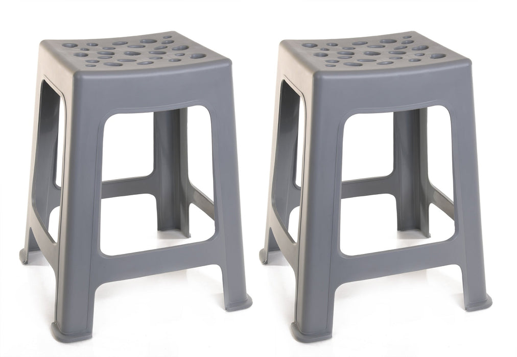 Mintra Home Light Duty Plastic Stools (18in Height, 2 Pack) - Mintra USA mintra-home-light-duty-plastic-stools-18in-height-2-pack/Plastic Classroom Furniture Stools/Multipurpose Stool Chairs/Stacking Stools