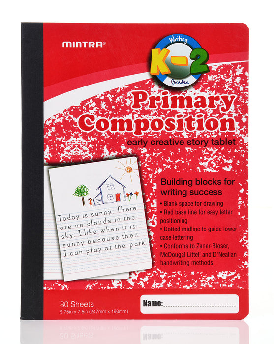 Assorted Composition Notebook (Primary Ruled Paper 4 Pack) - Mintra USA mintra-office-composition-notebooks-primary-ruled-paper-80-sheets-4-pack-assorted-cover/hardcover marble composition notebook