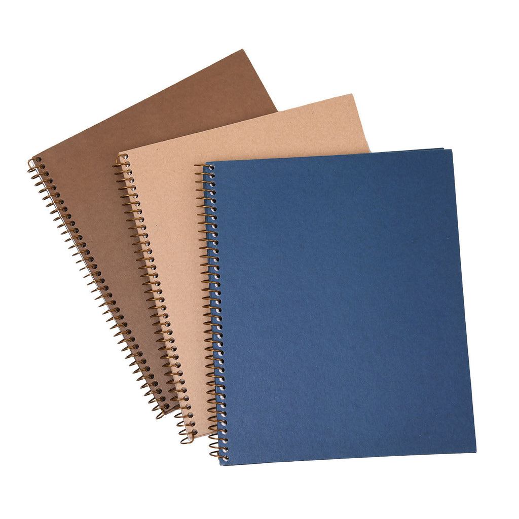 Mintra 100% Recycled Notebooks (Letter (8.5in x 11in), Solid Set)/eco friendly notebooks for school