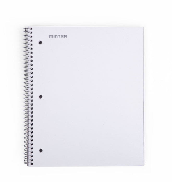 Mintra Office - Spiral Notebook 1 Subject 6 Pack (Wide Ruled) - Mintra USA mintra-office-spiral-notebook-1-subject-6-pack-wide-ruled/college-ruled-wirebound-spiral-notebook-1-subject-notebook