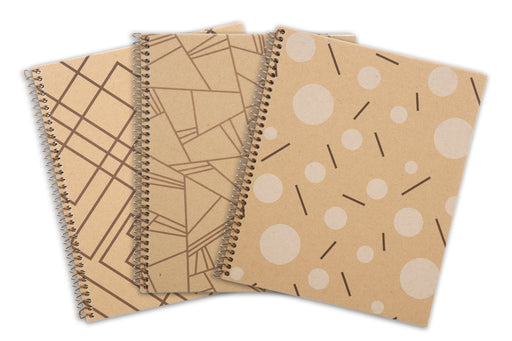 Bagasse Design Cover Letter Notebook (3 Pack) - Mintra USA best-eco-friendly-notebooks