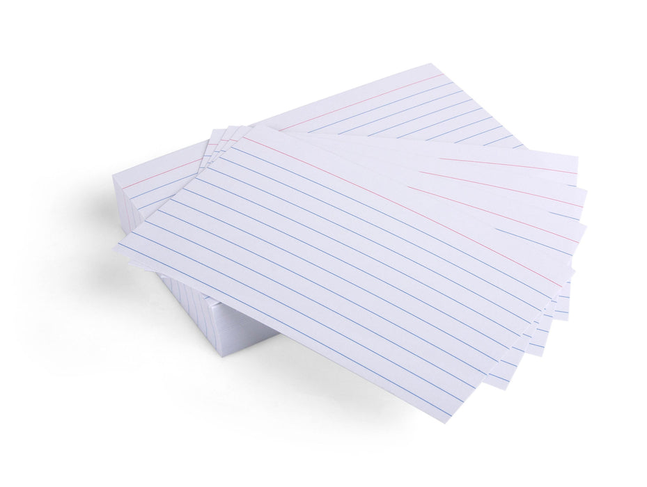 Mintra Office - Index Card 2 Pack - Mintra USA mintra-office-index-card/3x5 lined index cards/white lined flashcards/