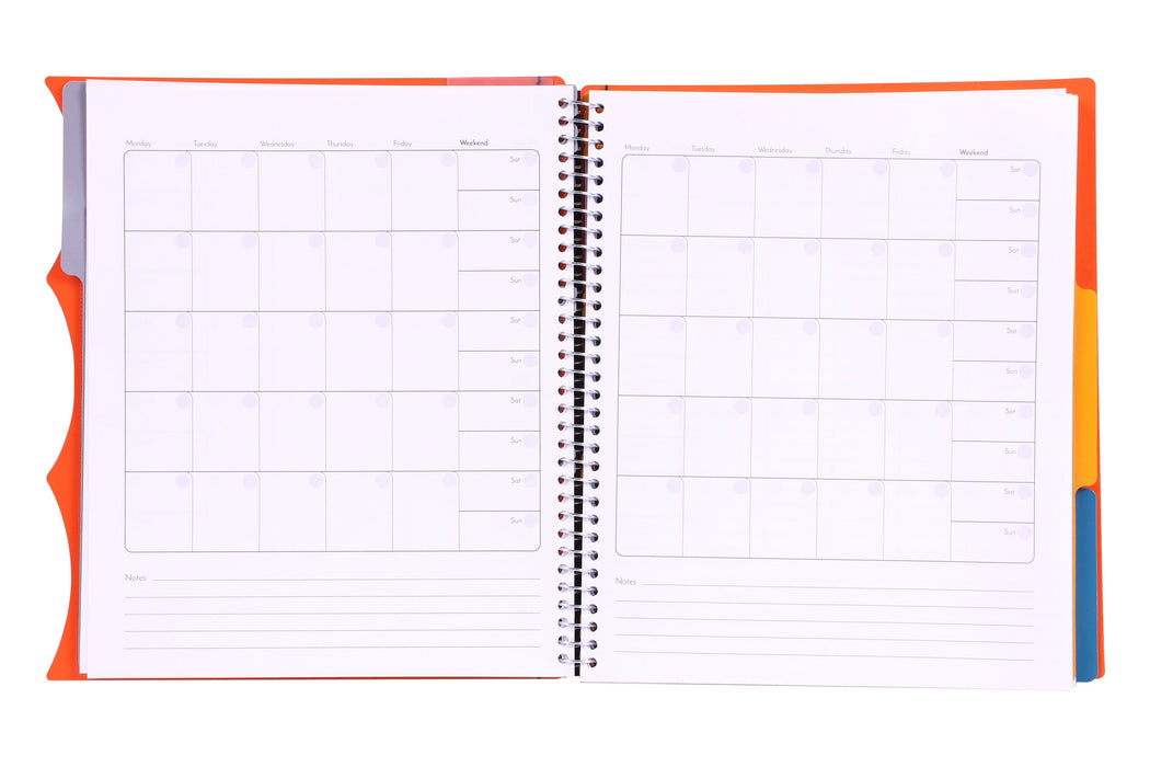 Durable Premium Spiral Notebook (3 Subject) - Mintra USA durable-premium-spiral-notebook-3-subject/3 subject notebook with tabs/3 subject spiral notebook with tabs