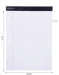 Mintra Office-Legal Pads Double Pad (Narrow Ruled-White) 18 Pack - Mintra USA mintra-office-legal-pads-double-pad-narrow-ruled-white-18-pack/bulk white legal pads