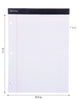Mintra Office-Legal Pads Double Pad (Narrow Ruled-White) 18 Pack - Mintra USA mintra-office-legal-pads-double-pad-narrow-ruled-white-18-pack/bulk white legal pads