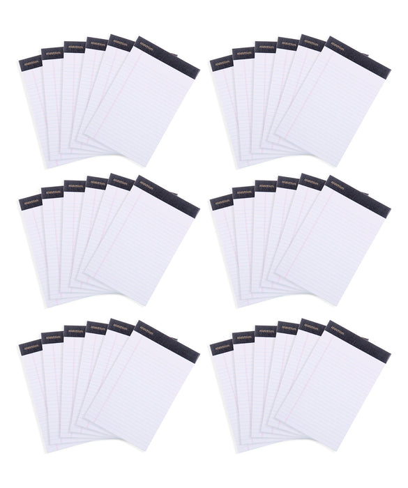 Mintra Office-Legal Pads (Premium Junior-White-Narrow Ruled) 36 Pack - Mintra USA mintra-office-legal-pads-premium-junior-white-narrow-ruled-36-pack/bulk white legal pads