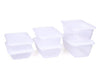Food Storage Containers (Assorted - 3 sizes, 6 Pack) - Mintra USA food-storage-containers-assorted-3-sizes-6-pack/food-storage-containers-small-2-3l-6-pack-plastic-food-containers-with-lids