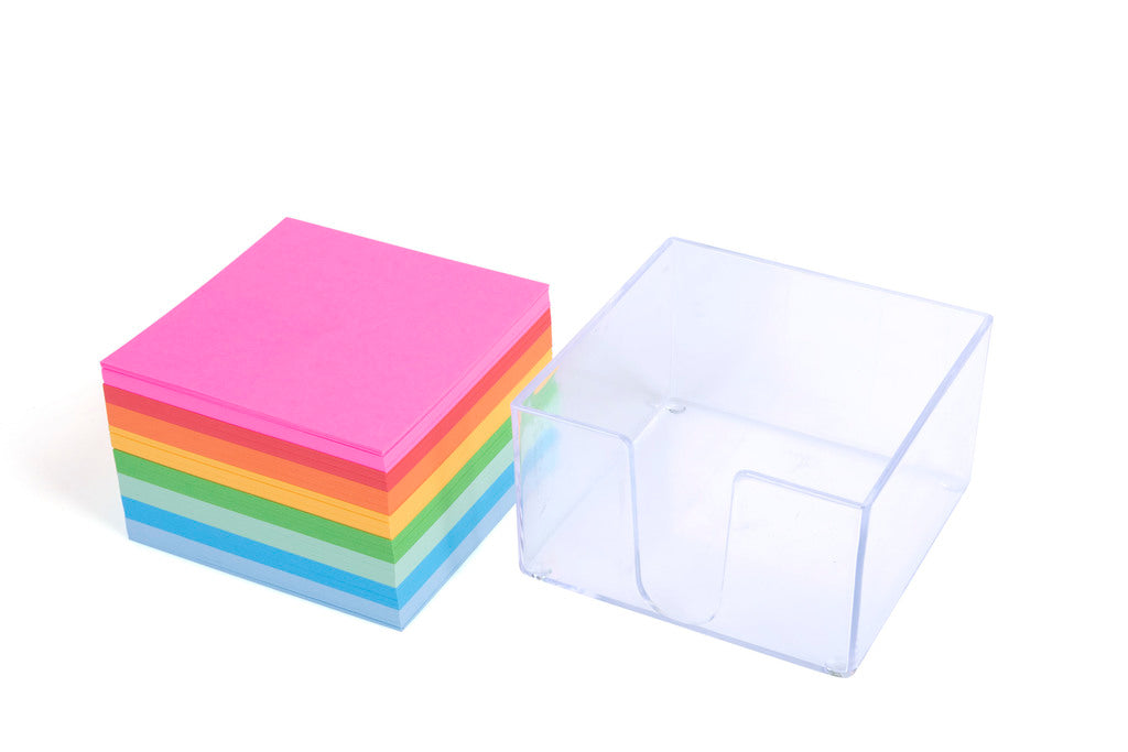 Memo Cube 500ct - Bright - Mintra USA memo-cube-500ct-bright/coloured memo cube paper