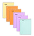 Memo Pads 6 Pack ( 3x5 Top Spiral, Pastel) - Mintra USA memo-pads-6-pack-3x5-top-spiral-pastel/pastel colored spiral memo pad