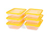 Food Storage Containers (Small 2.3L, 6 Pack) - Mintra USA food-storage-containers-small-2-3l-6-pack/plastic food containers with lids